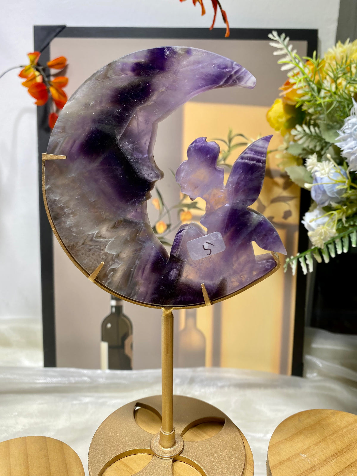 Crystal fairy carvings