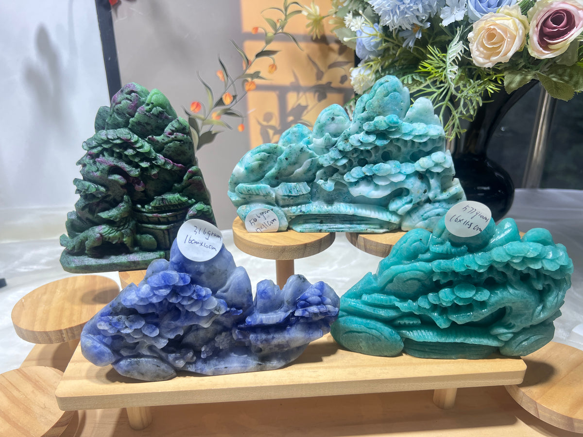 Landscape carvings (hand carved)