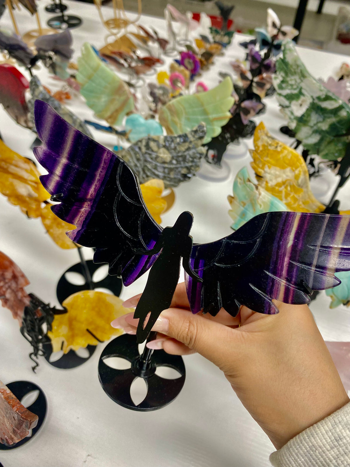 Crystal angle wing