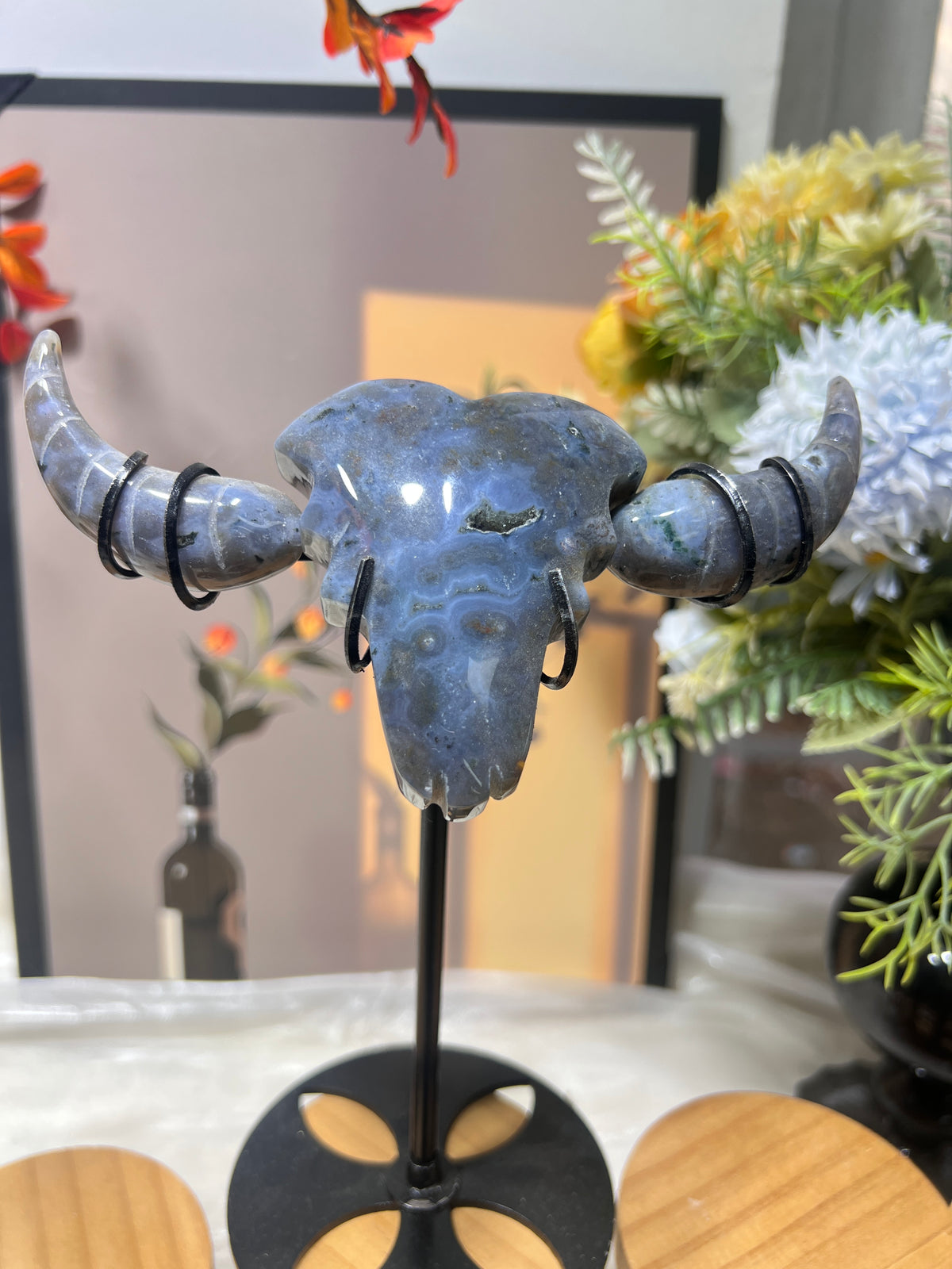 Crystal bull head