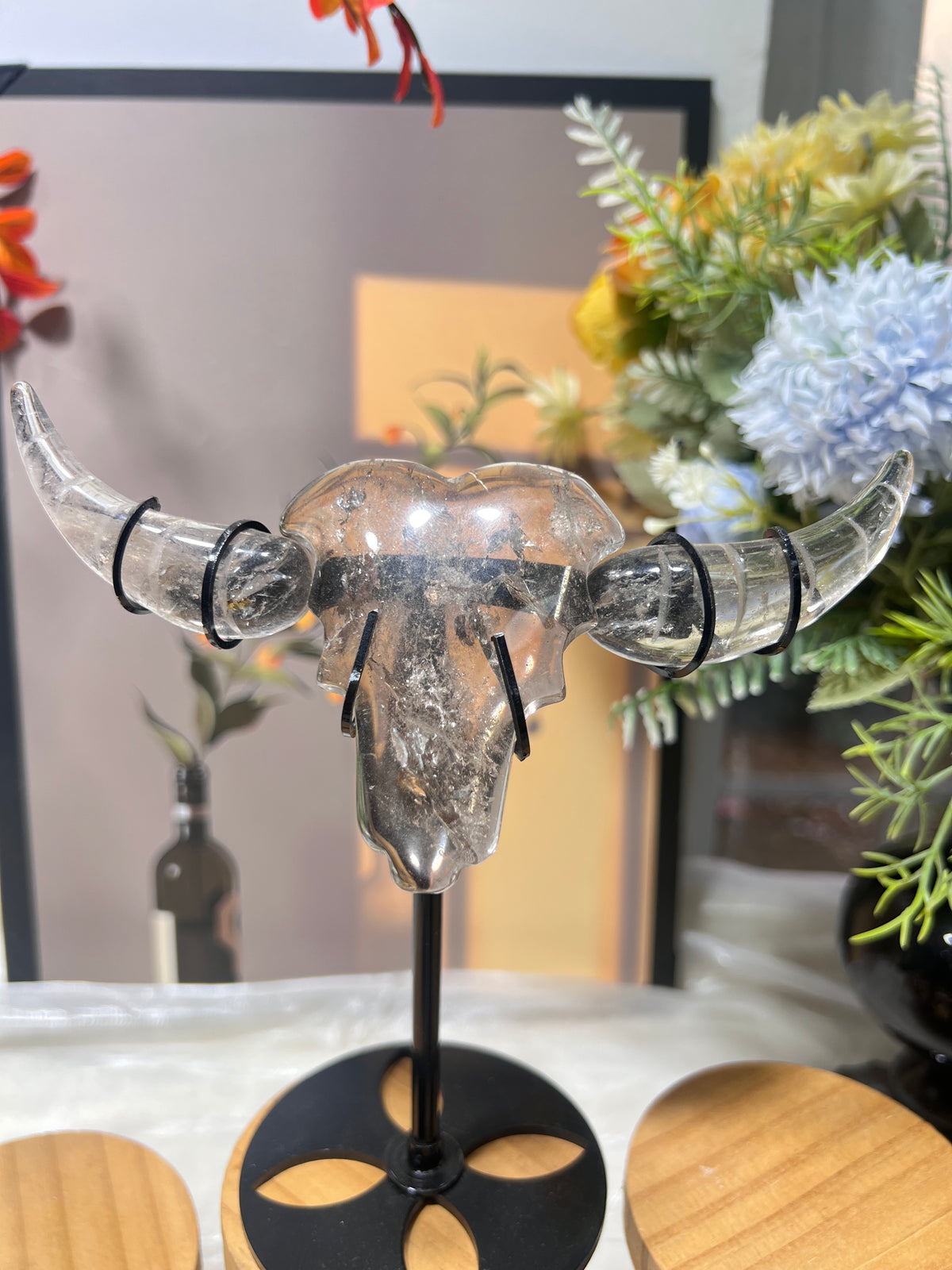 Crystal bull head