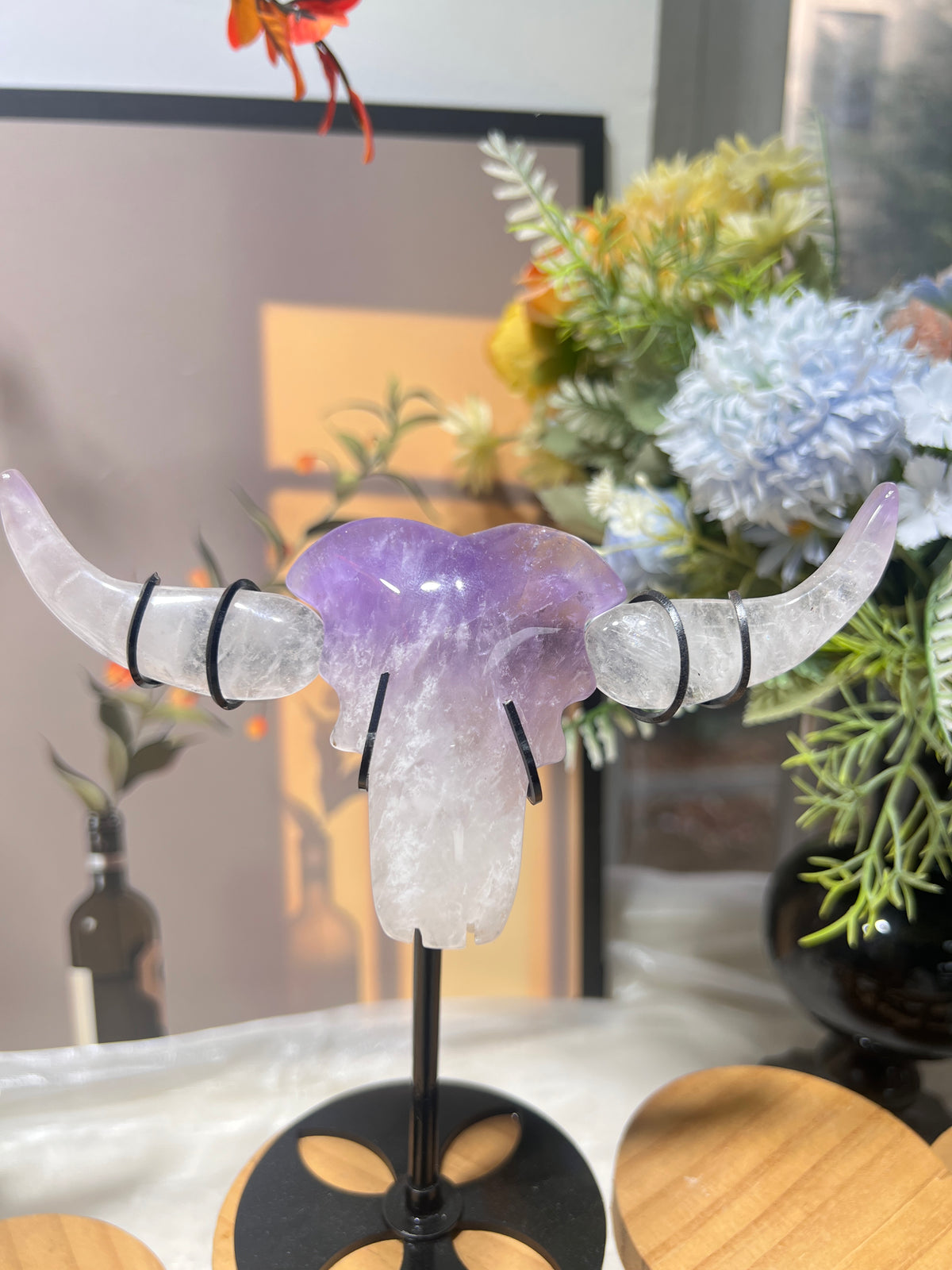 Crystal bull head