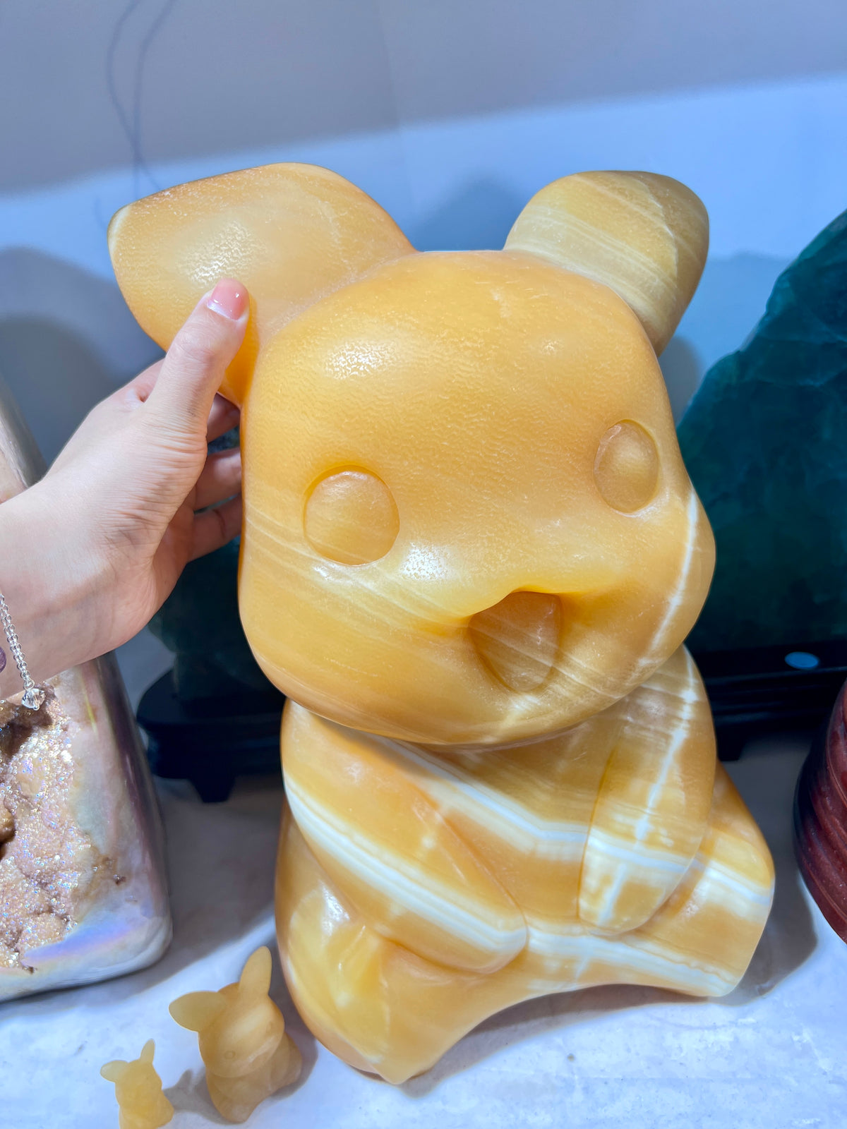 Huge size Calcite Pikachu 16.64kgs